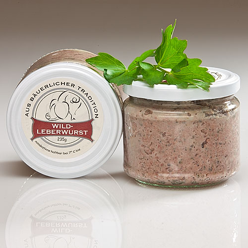 WildLeberwurst im Glas Bischoffs Hofladen